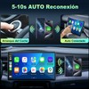 HJDWQN 2 en 1 Adaptador CarPlay Inalámbrico, Compatible con iOS