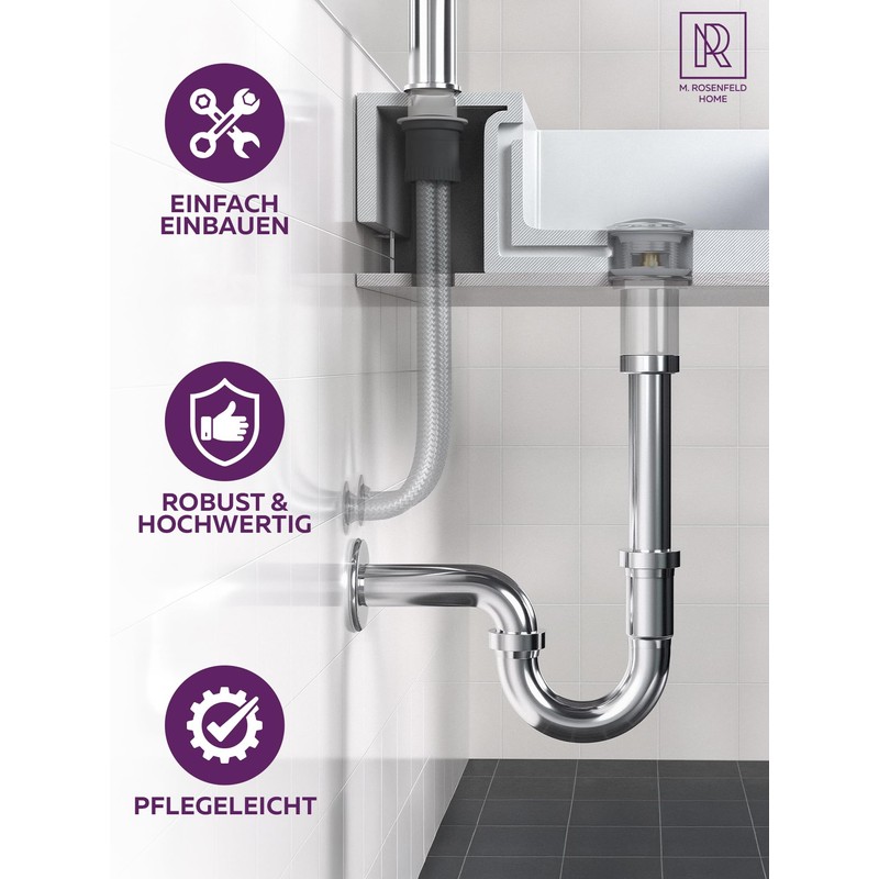 M. ROSENFELD HOME Siphon Sink 1 1/4 Inch Size L