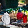 Relaxdays Praying Grave Angel, Artificial Stone, Weather, Frost & UV