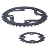 Ausi 3pcs Bicycle Chainrings 22/32/44T Speed Crankset Chain Ring Set