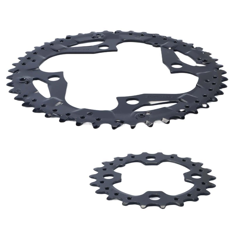 Ausi 3pcs Bicycle Chainrings 22/32/44T Speed Crankset Chain Ring Set
