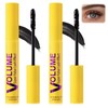 2 Pcs Bubble Mascara - Colossal Bubble Mascara, Waterproof, Smudge-Proof,