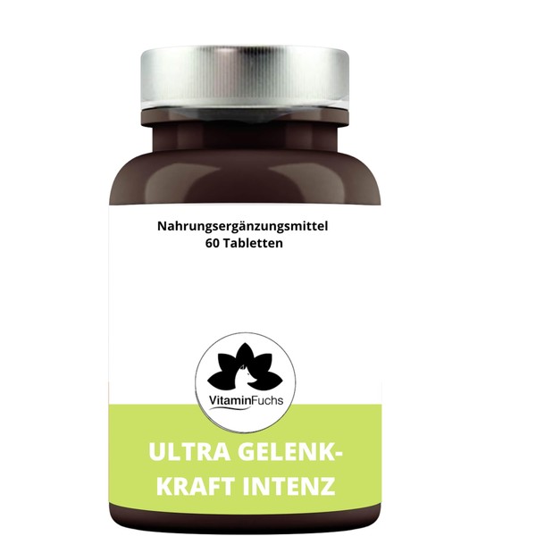 Ultra Gelenk-Kraft Intenz Tablets High Dose - 100 mg Hyaluronic Per Daily Dose, Ideal for Joints, 60 Tablets VitaminFuchs
