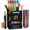 Chalk Pens & Metallic Colours (Pack of 21) Neon Chalk