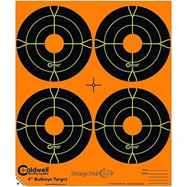 Caldwell Orange Peel 4 Inch Bullseye 10 Sheets