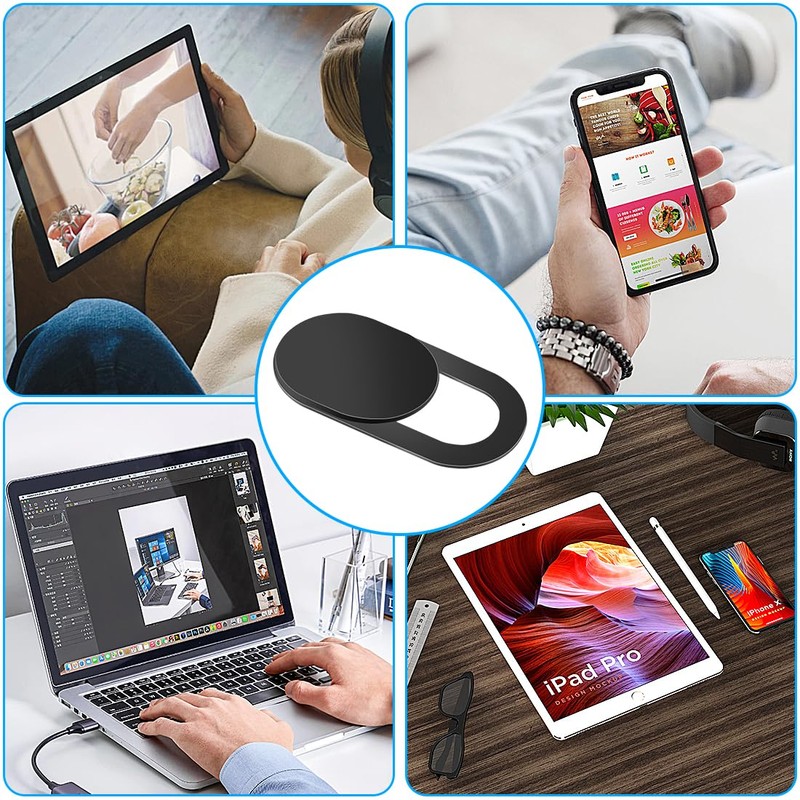 LICQIC 50 Pcs Webcam Cover Slide, Laptop Camera Cover Slide,