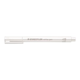 STAEDTLER 8323-0 Design Journey Metallic Pen, 1-2mm Line Width - White (Pack of 10)
