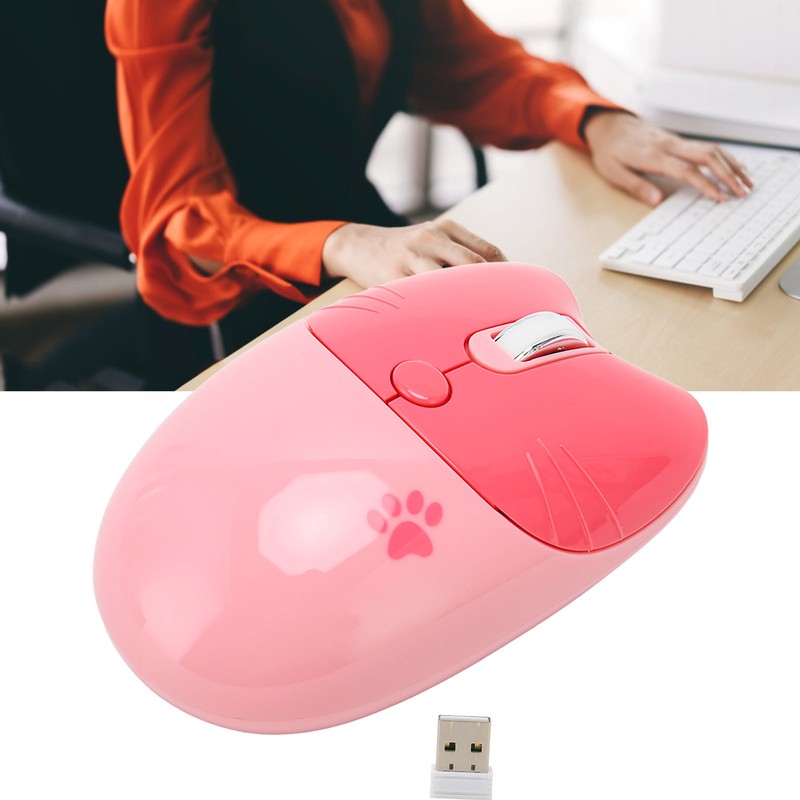 Wireless Mouse BT5.1 Or 2.4GHz Silent Click Adjustable DPI Auto
