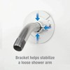 Danco 12005 Shower Arm Stabilizer Bracket and Flange Cover, No