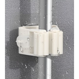 Cleaning tool holder, rolling pin holder, multi-purpose rod holder, non-perforated stand gray 25ea