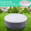 LFUTARI 4.5 Ft Inflatable Hot Tub Cover - Energy Saving