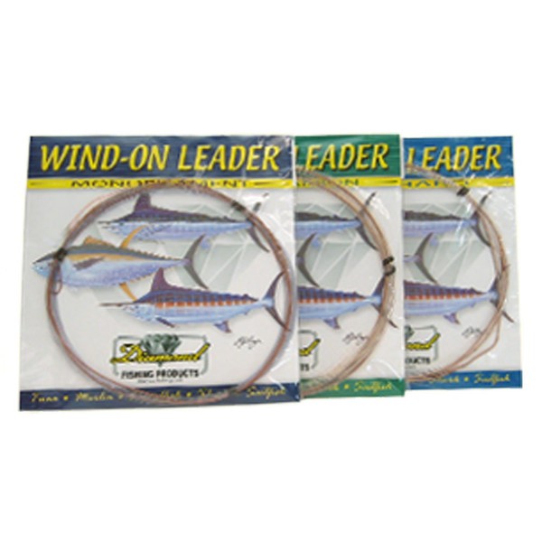Melton Tackle Diamond X-tra Hard Mono Wind-On Leader - 150lb.