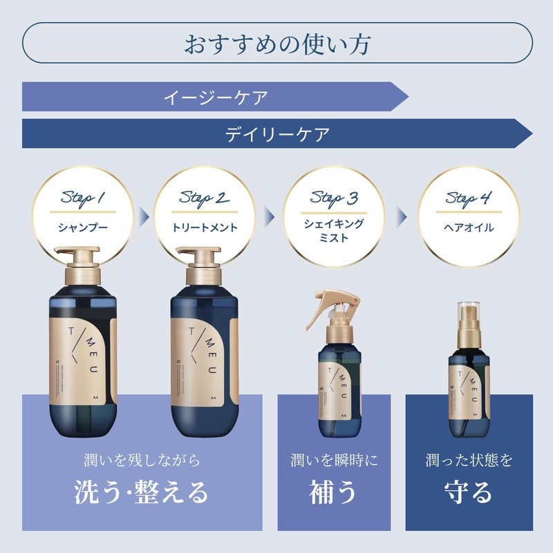 T/MEU Keep Moist Shampoo, Amino Acid Shampoo, Clear Fleur Scent,