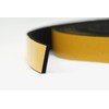 Neoprene Rubber Black Self-Adhesive Sponge Strip 3/4" Wide x 1/8"