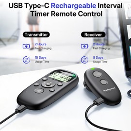 for Sony Rechargeable Camera Remote Control with Timer Intervalometer