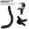 12 Sections Flexible Arm Mount,Monopod Gooseneck Jaws Flex Clamp Mount