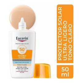 Eucerin Sun Face Hydro-Fluid FPS 50 + Tono Claro 50ml