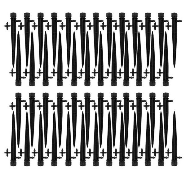 Unbranded 50Pack Adjustable Water Flow Irrigation Drippers On Stake Emitter