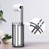 Meangood Toilet Paper Holder Stand and Tissue Paper Roll Dispenser
