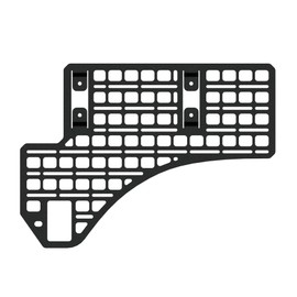 BuiltRight Industries Passenger Side Front Bedside MOLLE Panel Rack System Compatible with 2019+ RAM 1500 5'7" Bed – Truck Bed Storage Organizer​