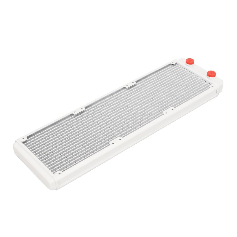 Water Cooling Radiator 18 Pipes Aluminium Alloy Fins G1/4 Thread