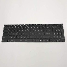 Keyboard for MSI MSI GS60 GT72 GT73VR GS63VR GL62 GE62 WS60 GS70 US Black with Numeric Keypad