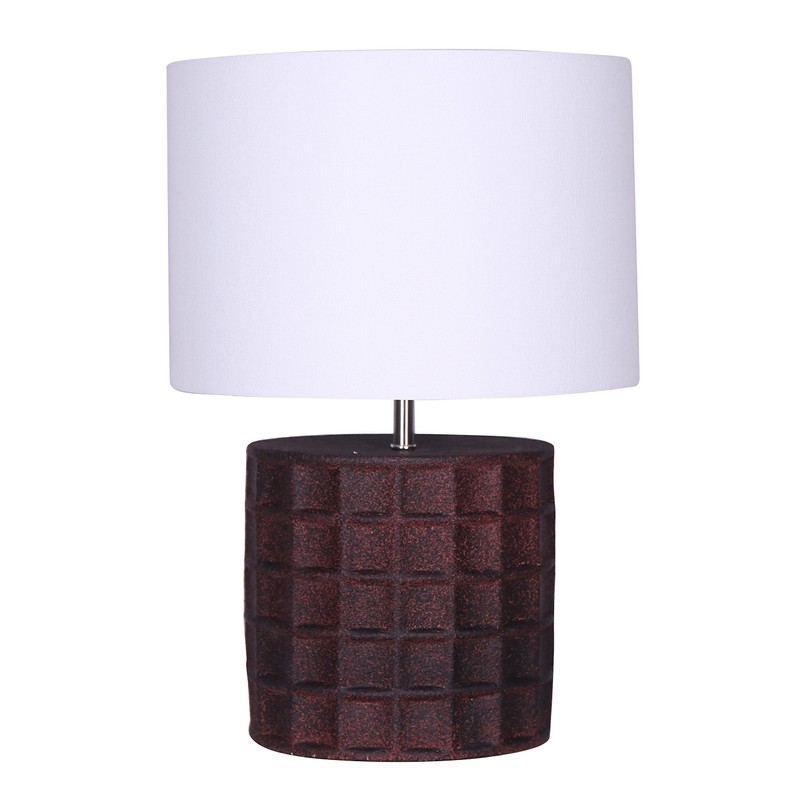 SAFAVIEH Lighting Collection Welsh Modern Rust 21-inch Table Lamp (LED