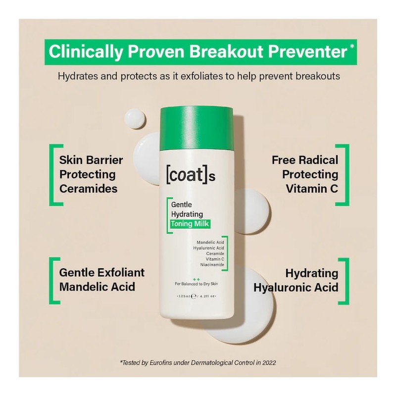 Coats [coat]s Gentle Hydrating Toning Milk 125ml