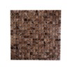 Emperador Dark mosaic polished 5/8x5/8