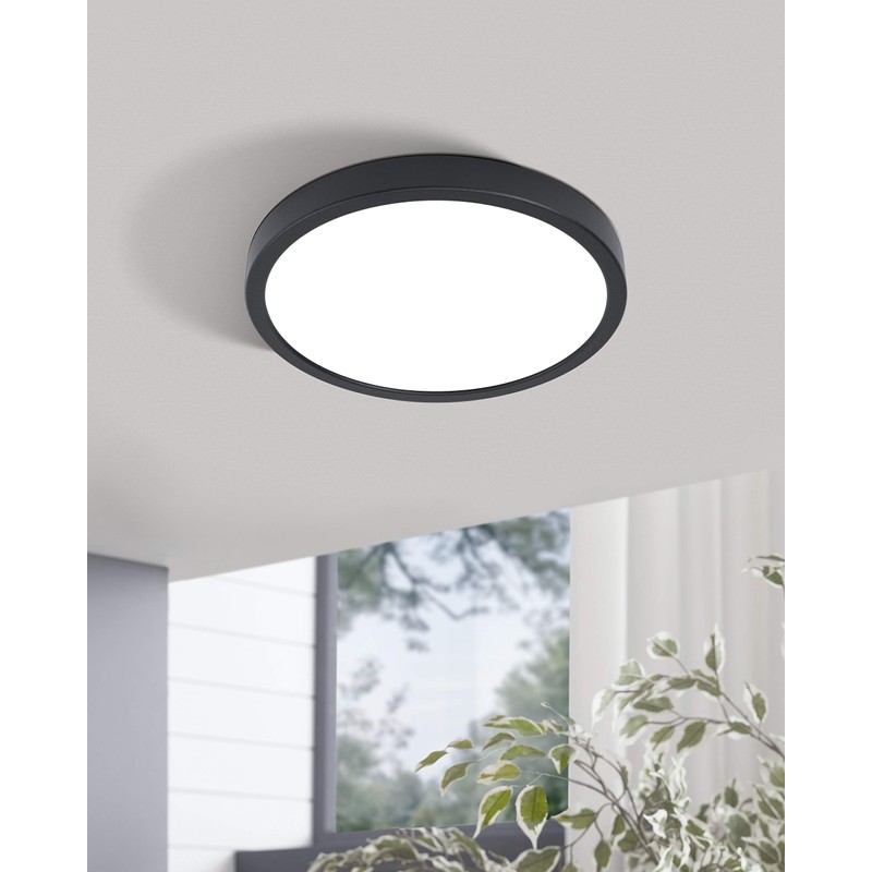EGLO Fueva 5 LED Ceiling Light, Diameter 28.5 cm, Surface-Mounted