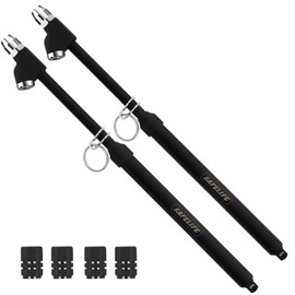 SAFELIFE Heavy Duty Tire Pressure Gauge, Straight-on Dual Head Air Pressure Gauge, 10-150PSI 100-1000KPa Tire Air Gauge, Non-Slip Handle and Extended Tube for Semi Truck Car RV Van（2 Pack）