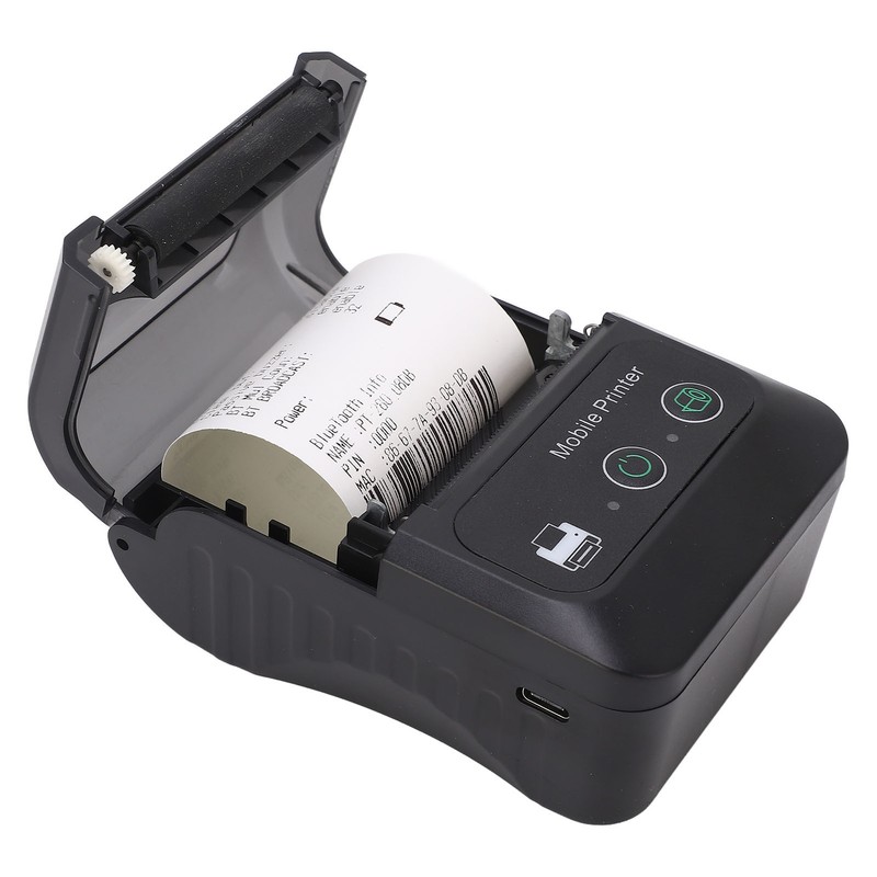 58mm Portable Mini Thermal QR Code Printer 2in Cordless USB