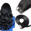 16 inch Tape in Hair Extensions Human Hair [2.5g*20pcs] #1