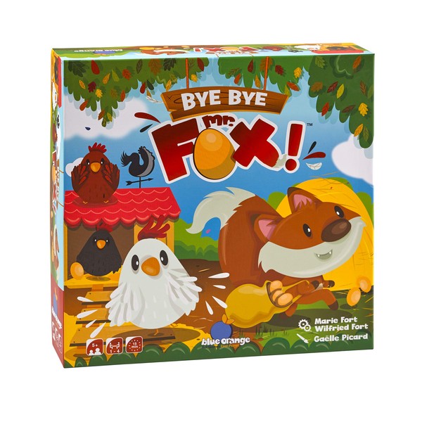 Blue Orange Games Bye Bye Mr.Fox- Cooperative Children’s Game for 1 to 4 Players. Recommended for Ages 5 and up (09013)