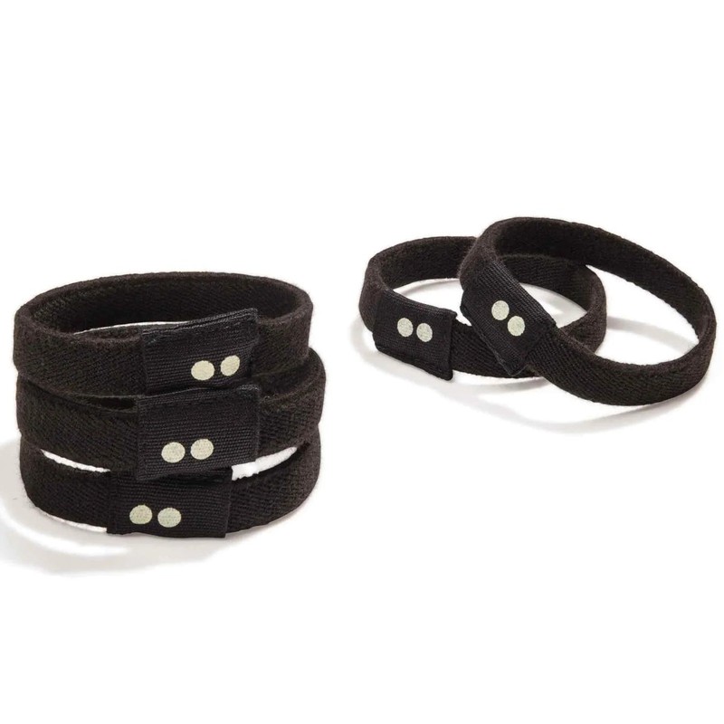 Kooshoo Cotton Organic Hair Ties, Black
