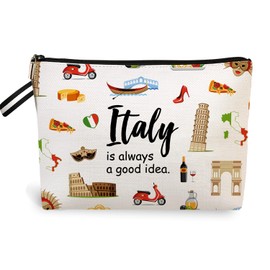jepuyaya Paris Travel Gift Cosmetic Bag, Paris Lover Gifts Makeup Bag, Paris Travel Gift Paris City Skyline Paris Is Always A Good Idea Zipper Pouch, Gifts for Birthday Christmas Gifts6JM02…