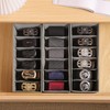 Coorganisers 3 Packs Fabric Belt Organizer for Closet and Drawer,
