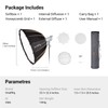 SMALLRIG Parabolic Softbox Quick Release, Parabolic Softbox, Compatible with SmallRig