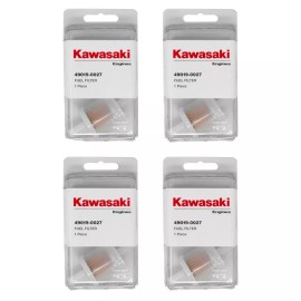 Kawasaki Genuine OEM Kawasaki 49019-0027 Fuel Filter - 4 PACK