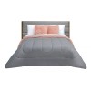 Elefantito Edredon Cobertor King Size Grizzly Rosa Gris Invernal