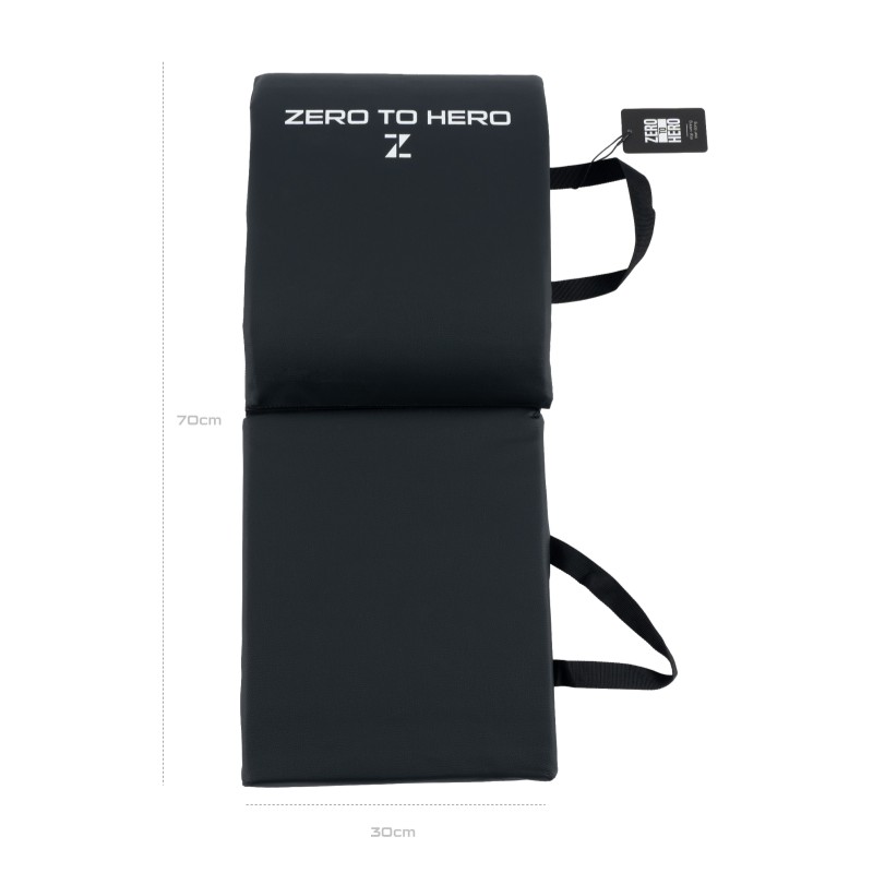 제로투히어로 휴대용 헬스 싯업 복근 운동 논슬립 AB 매트 Zero