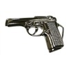 JK Trading Men's Design Gun Rhinestone Belt Buckle