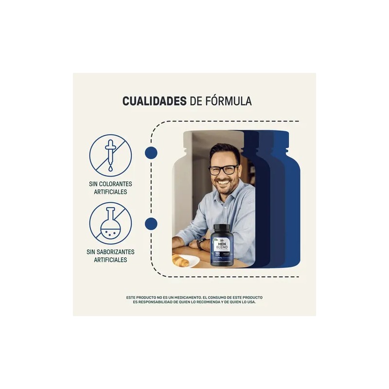 Multivitamínico Para Hombre 180 Cápsulas Sin Sabor Suplemento Alimenticio |