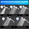 Cobbe Shower Head Water-Saving 5 Jet Types, Economy Shower Head