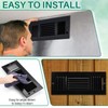 Datanly 6 Pcs Air Ceiling Vent Covers 3 Way Sidewall