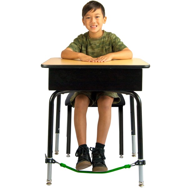 Kick Bands Desk Fidget Bands for Kids - Alternative Flexible Seating Classroom Supplies for Elementary School Students - Kickbands ADHD Foot Sensory Fidgets for Classroom Desks by Solace