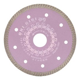 Y'sGOD JAPAN Diamond Cutter for Tile Cutting Onikiri Premium PEM-OK-105T Wave Type 4.1 inches (105 mm)