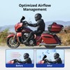 9" Motorcycle Wave Windshield Windscreen, Compatible with 2014-2023 Har ley