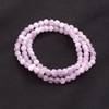 Justinstones Kunzite Natural Gemstone 3pcs 4mm Round Beads Stretch Bracelet