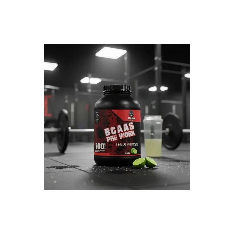Pre Entreno Bcaas Strong Protein 1kg 100servicios